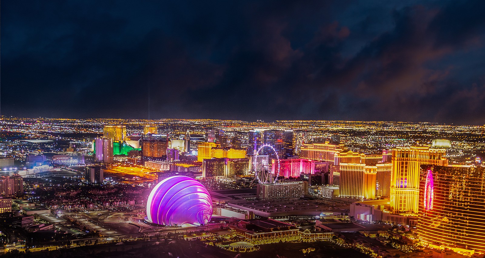 Las Vegas Strip at night
